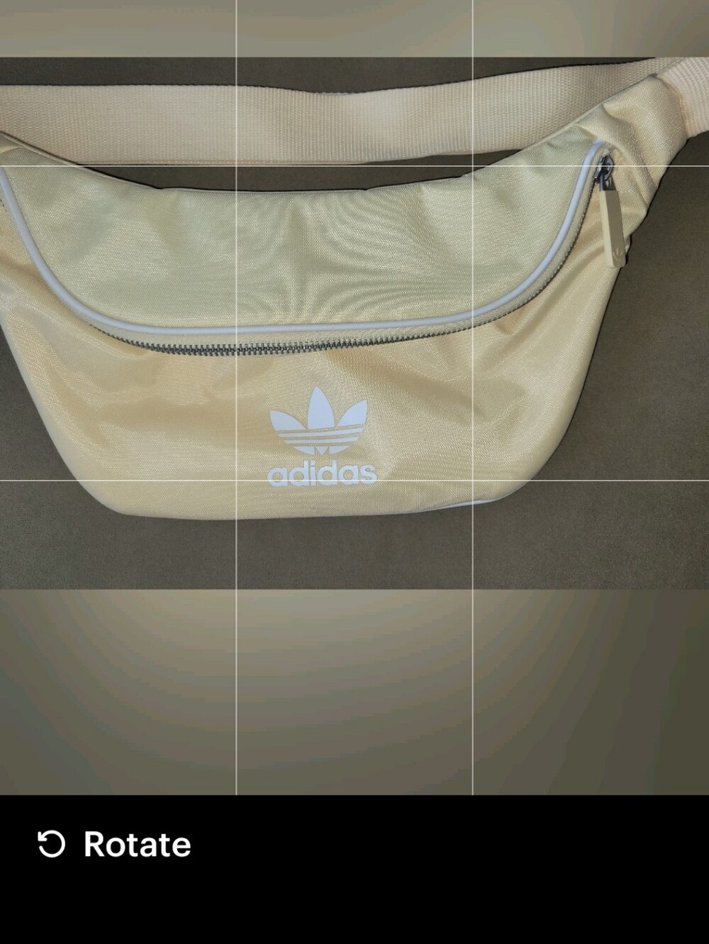 adidas Trefoil Yellow Belt Bag
